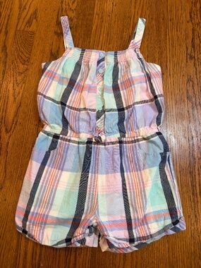 Gymboree Plaid Romper | Girls Size 6